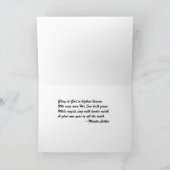 新年の宇宙 シーズンカード (内部)