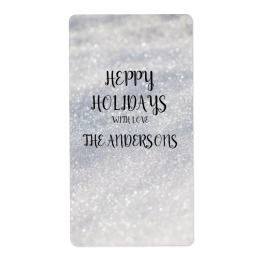 新年の差出人住所ラベル ラベル (正面)