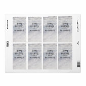 新年の差出人住所ラベル ラベル (フルシート)