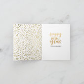 新年の希望金ゴールド星 シーズンカード (内部)