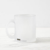 新年の幸せなNoroozのペルシャのسالنومبارک フロストグラスマグカップ (左)