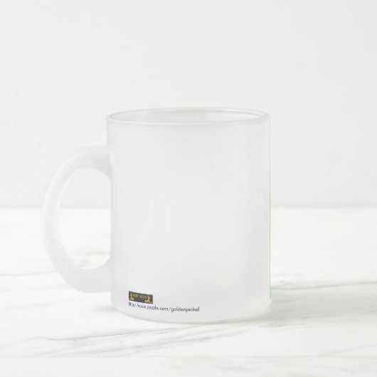 新年の幸せなNoroozのペルシャのسالنومبارک フロストグラスマグカップ (左)