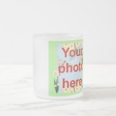 新年の幸せなNoroozのペルシャのسالنومبارک フロストグラスマグカップ (中央)