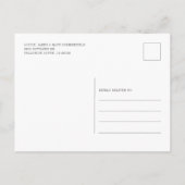 新年の引越し住所 案内ポストカード (裏面)