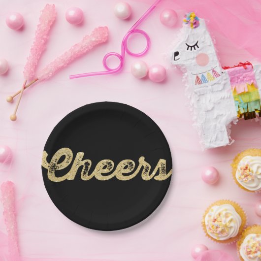 新年の応援のグリッターの休日のパーティの紙皿 ペーパープレート (パーティー)