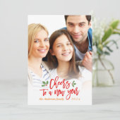 新年の応援の家族賛美の写真 シーズンカード (スタンド正面)