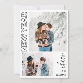 新年の応援エレガント写真 シーズンカード