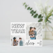 新年の応援エレガント写真 シーズンポストカード (スタンド正面)