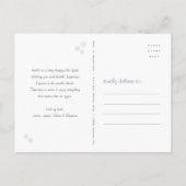 新年の応援スモダンクリプト白スノーフレーク写真 シーズンポストカード (裏面)