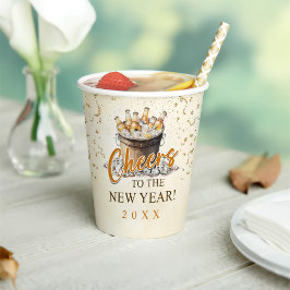 新年の応援パーティー 紙コップ