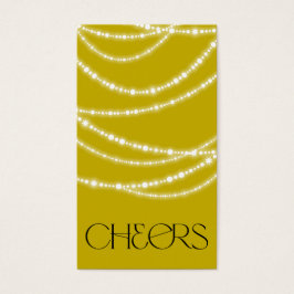 新年の応援ライツきらめくギフトスタイリッシュラベル