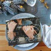 新年の応援写真の保存日付 案内ポストカード