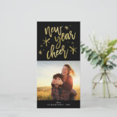 新年の応援金ゴールドスターバスト写真 シーズンカード (スタンド正面)