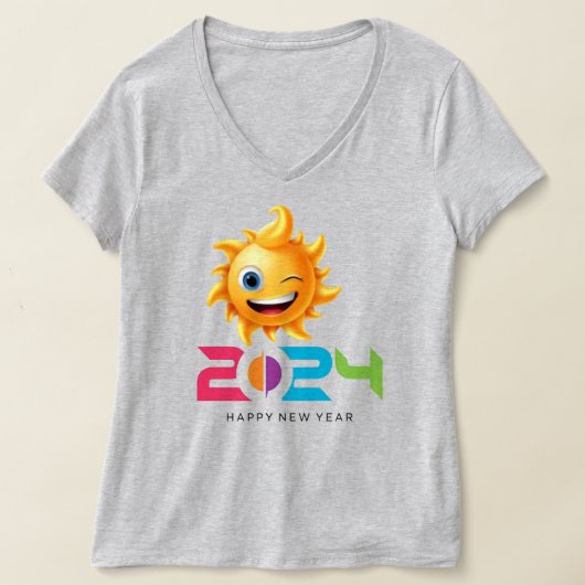 「新年の応援2024」 Tシャツ (レイダウン)