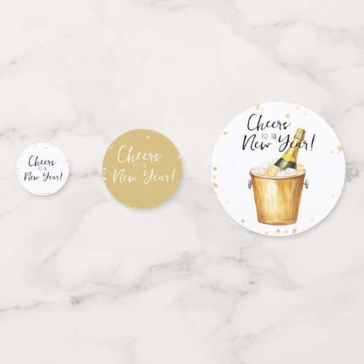 新年の応援 コンフェッティ (正面)