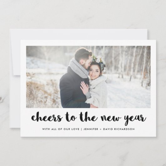 新年の応援 | フォト シーズンカード (正面)