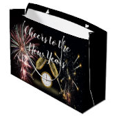 新年の応援 ラージペーパーバッグ (裏面アングル)