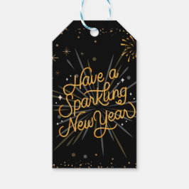 新年の応援：一緒に祝す! ギフトタグ