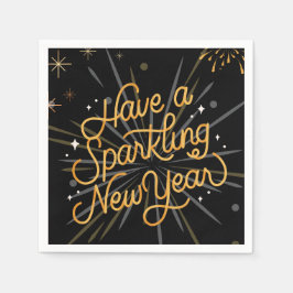 新年の応援：一緒に祝す! スタンダードカクテルナプキン
