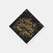 新年の応援：一緒に祝す! スタンダードカクテルナプキン (角)