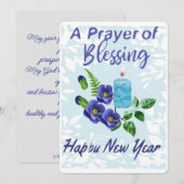 新年の恵みの祈り シーズンカード (正面/裏面)