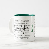 新年の感動的感覚2トーンマグ ツートーンマグカップ (正面左)