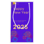 新年の抱き枕 – 小 スモールペーパーバッグ (正面)