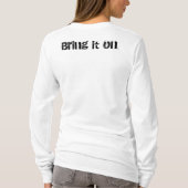 新年の抱負 モチベーション かっこいい Tシャツ (裏面)