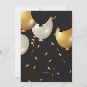 新年の招待状への応援 招待状 (裏面)