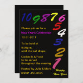 新年の招待状を減らす 招待状 (正面/裏面)