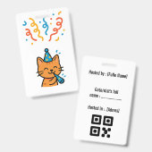 新年の招待状バッジ バッジ (正面＆裏面)