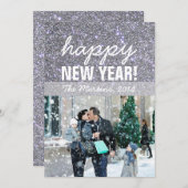 新年の挨拶の写真カード シーズンカード (正面/裏面)