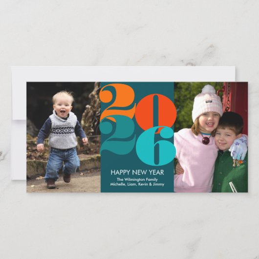 新年の挨拶を控えファンキーる シーズンカード (正面)