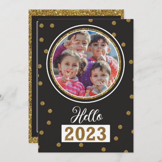 新年の挨拶カード シーズンカード (正面/裏面)