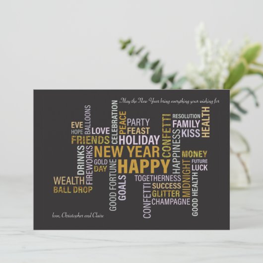 新年の挨拶カード シーズンカード (スタンド正面)