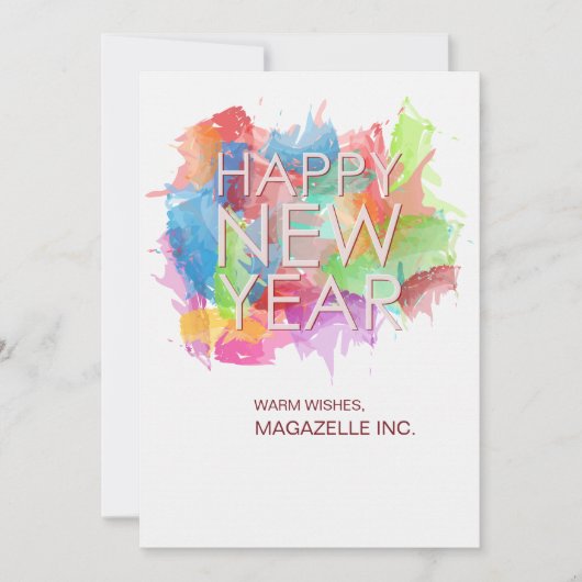 新年の挨拶カード シーズンカード (正面)