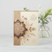 新年の挨拶カード | 喜び、希望、成功 シーズンカード (スタンド正面)