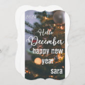 新年の挨拶カード 招待状 (正面/裏面)