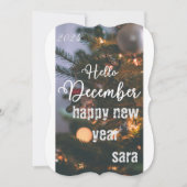 新年の挨拶カード 招待状 (正面)