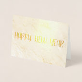 新年の挨拶カード 箔カード (正面)