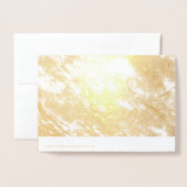 新年の挨拶カード 箔カード (裏面封筒付き)