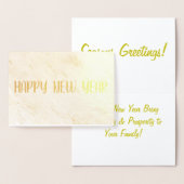 新年の挨拶カード 箔カード (ディスプレー)