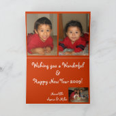 新年の挨拶2008年 シーズンカード (内部)