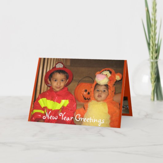 新年の挨拶2008年 シーズンカード (正面)