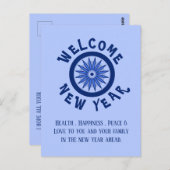 新年の挨拶 ポストカード (正面/裏面)