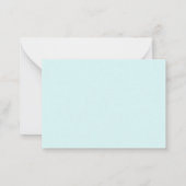 新年の挨拶 レインボー ハンドレタリングメモ ノートカード (裏面)