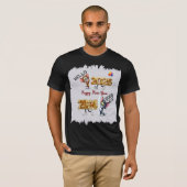 新年の挨拶 Tシャツ (正面フル)