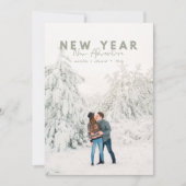 新年の新しいアドベンチャーフォトホリデーカード (正面)