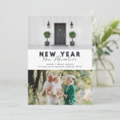 新年の新しいアドベンチャーフォト数々のホリデーカード (スタンド正面)