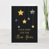 新年の新しいホームスターシャインで新しいアドレス カード (正面)